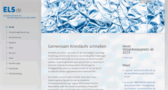 Desktop Screenshot of els-systeme.de